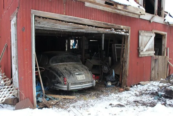 Уникальный Jaguar случайно нашли в заброшенном сарае