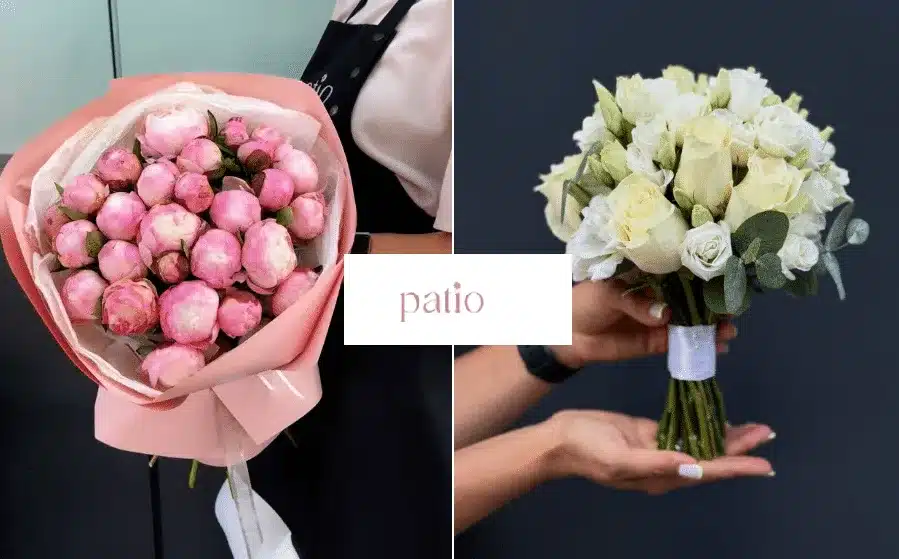 PATIO: свежие букеты, авторские композиции и быстрая доставка цветов