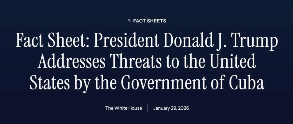Трамп оголосив надзвичайну ситуацію щодо Куби